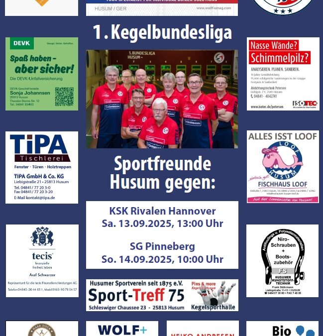 Bundesliga Kegeln – Heimspiel 13./14.09.25