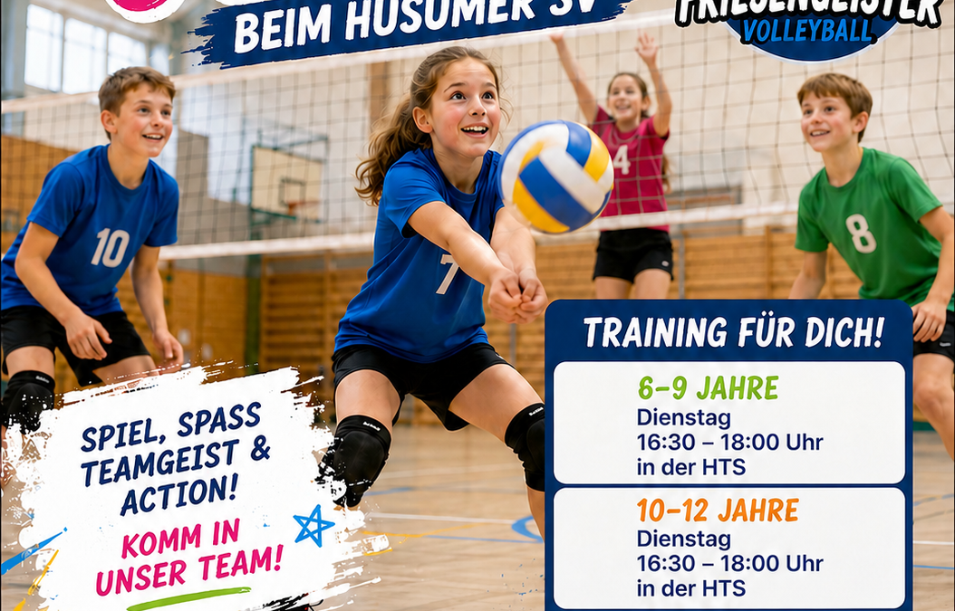 NEU: Volleyball Kindertraining – Einfach vorbeikommen!