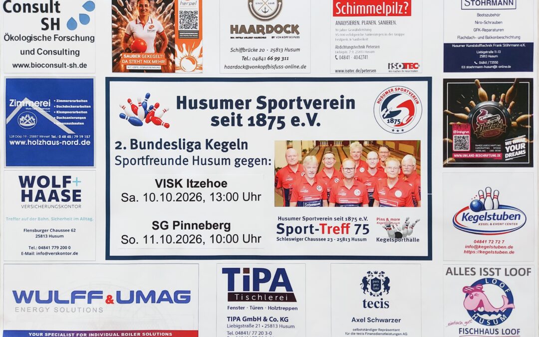2. Liga Kegeln – Heimspiele 10./11.10.
