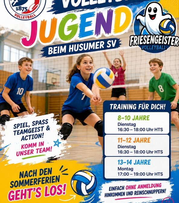 NEU: Volleyball Kindertraining – Einfach vorbeikommen!