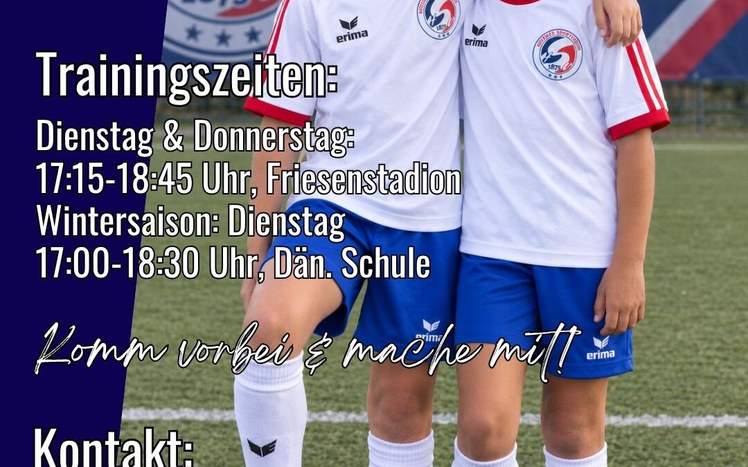 Fußballmädchen gesucht!