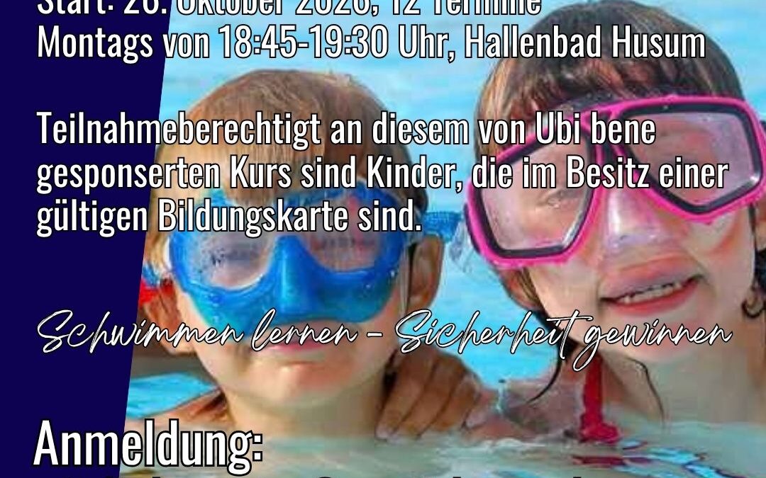 Kostenloser Schwimmlernkurs für Kinder