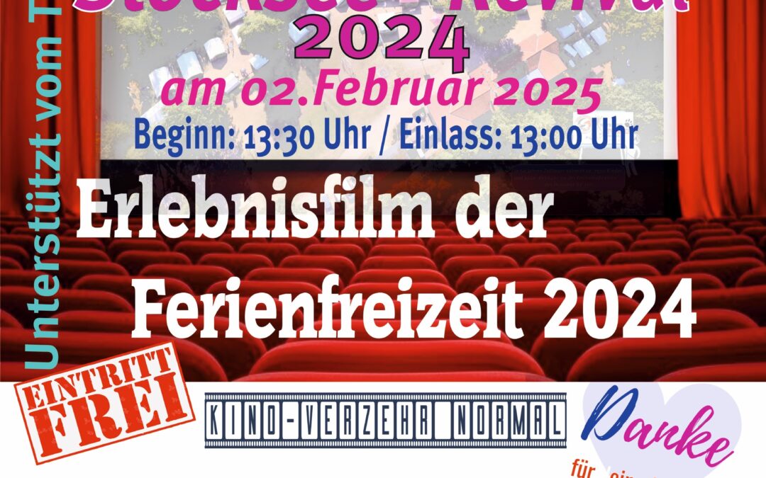 Zeltlager-Revival am 02.02.2025 – Einladung ins Kinocenter Husum