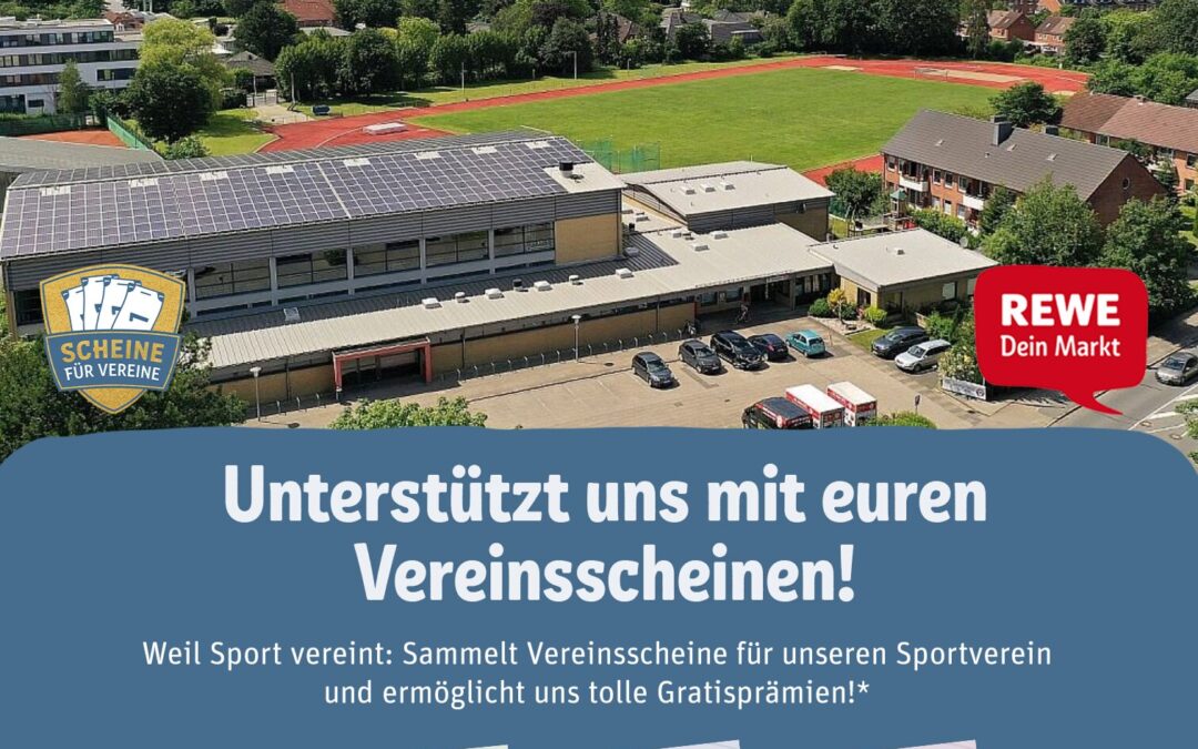 Scheine für Vereine ist wieder da! Sammelt alle mit!