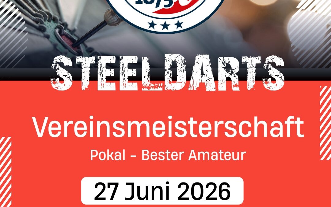 Steeldarts Vereinsmeisterschaften 2026