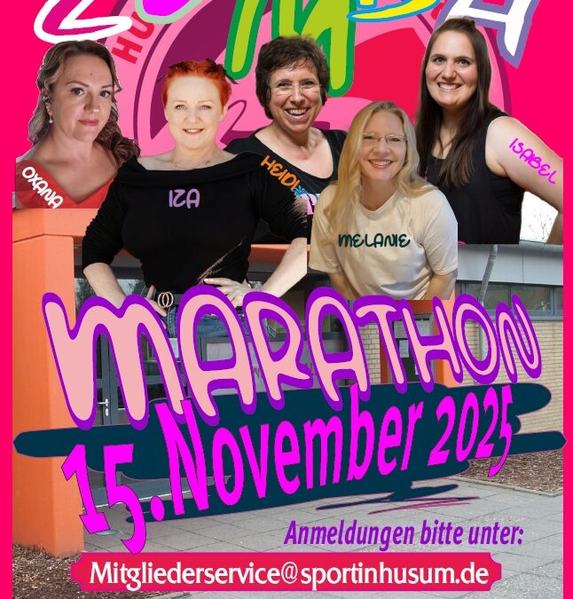 ZUMBA Marathon am 15.11.2025